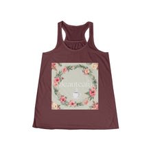 'Beauteaful' Floral Racerback Tank for Women - Perfect for Relaxing Days and Special Occasions