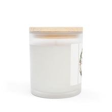 BeauTeaful 11oz Frosted Glass Candle - "Evangeline, The First Christmas Tree." Fresh Frazer Fir non- toxic