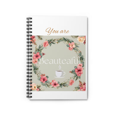 Inspirational Floral Spiral Notebook - 