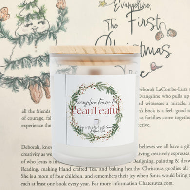 BeauTeaful 11oz Frosted Glass Candle - 