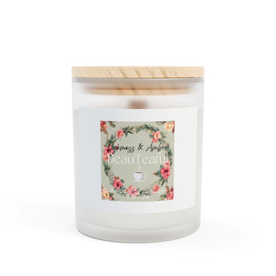 Scented Frosted Glass Candle 